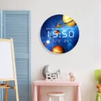 Planet LED Digital Desk Clock Large Display Modern Wall Clock for Bedroom & Living Room Decoration - Image 5