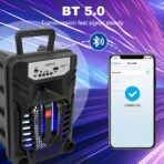 Speaker with Deep Bass Party Lights - Image 3