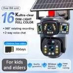 Outdoor 4K PTZ PRO Solar Powered Camera 360 Degree Wireless - Image 3