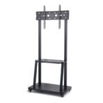 Steel LED LCD TV Stand 32-60 Inch Multi-Functional Trolley with 360 - Image 3