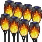 Solar Flickering Flame Garden Torch Light - Image 3