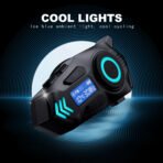 K09 Motorcycle Bluetooth Helmet Headset - Image 9