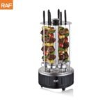 RAF 360° Rotating BBQ Grill Fast Electric Skewers