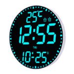 Digital LED Clock Creative Large-screen Temperature Remote Control