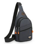 Men's Chest Bag Nylon Waterproof Shoulder Bag Multi Layer Sport Outdoor Cycling