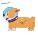 Kids Wall Clock Battery Operated Time Teaching Clock for Kids Ideal for Children Bedrooms Playrooms Anime Wall Clock