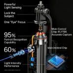 Fully Remote Control Photography Selfie Stick Smart AI Tracking Anti-Shake Phone Stand - Image 7