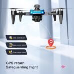 K911SE Drone GPS 4K HD Three Camera - Image 5