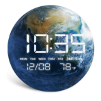 Planet LED Digital Desk Clock Large Display Modern Wall Clock for Bedroom & Living Room Decoration - Image 2