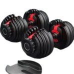 Dumbells Set Rubber Adjustable - Image 2