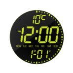 Digital LED Clock Creative Large-screen Temperature Remote Control - Image 2