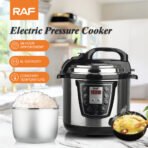 Raf Stainless Electrical Pressure Cooker 6L - Image 3