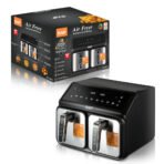 RAF Air Fryer Oil-free Double Basket Touch Screen Digital Two Handles - Image 4