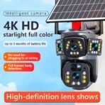 Outdoor 4K PTZ PRO Solar Powered Camera 360 Degree Wireless - Image 4