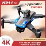 K911SE Drone GPS 4K HD Three Camera - Image 6