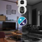 HD Full Color Two-Way Audio Wireless Dual Camera - Image 9