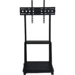 Steel LED LCD TV Stand 32-60 Inch Multi-Functional Trolley with 360 - Image 7