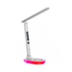 LED Desk Lamp With Wireless Charger Calendar Temperature Display - Image 2