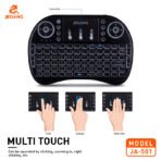 Jeqang JA-501 Rechargeable Mouse Set BT & 2.4G Wireless Mini RGB Keyboard - Image 2