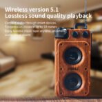 Portable Retro Wireless Speaker - Image 5