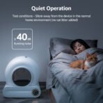 Automatic Cat Litter Box Self Cleaning, Odor Control, App Control. - Image 4