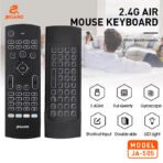 Jeqang JA-505 2.4G Wireless LED Mini Keyboard - Image 5