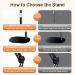 Adjustable Height Floor Tablet And Mobile Phone Holder - Image 3