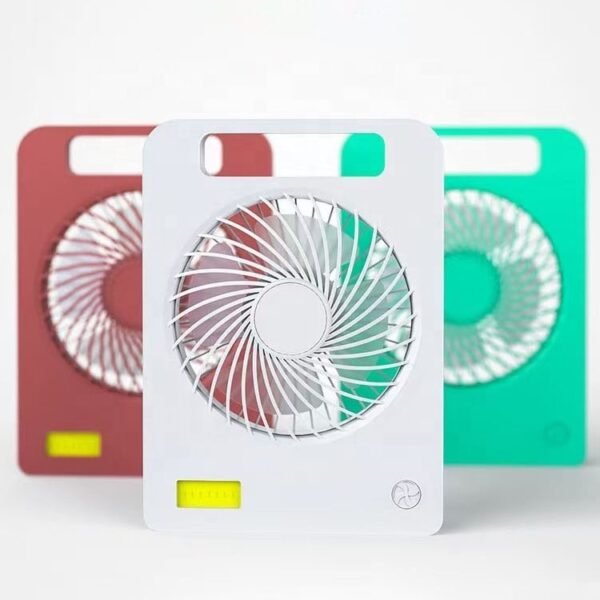 Mini Desktop Fan Cooling Fan With Cob Light