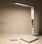 LED Desk Table Lamp Touch Wireless Charger Alarm Clock - Image 5