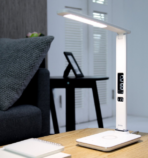 LED Desk Table Lamp Touch Wireless Charger Alarm Clock - Image 3