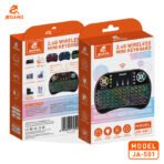 Jeqang JA-501 Rechargeable Mouse Set BT & 2.4G Wireless Mini RGB Keyboard - Image 3
