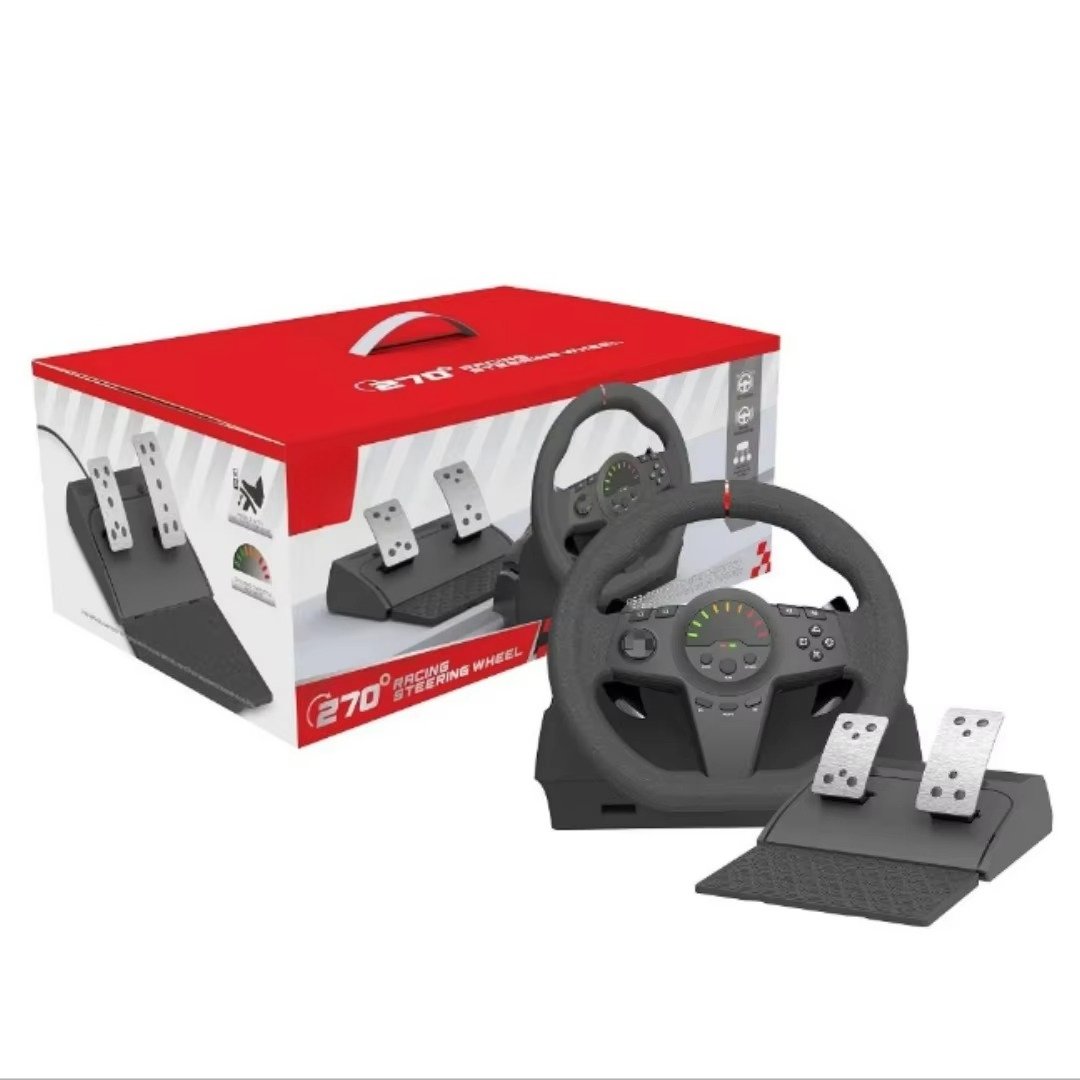 Hac579596d35f43579f295be10da1b54dq Racing Wheel for PS4/xbox/PC Racing Games Game Steering Wheel - Image 1