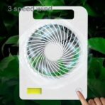 Mini Desktop Fan Cooling Fan With Cob Light - Image 5