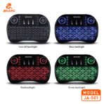 Jeqang JA-501 Rechargeable Mouse Set BT & 2.4G Wireless Mini RGB Keyboard - Image 6