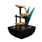 Water Fountain Decor With Stones 1 X LED